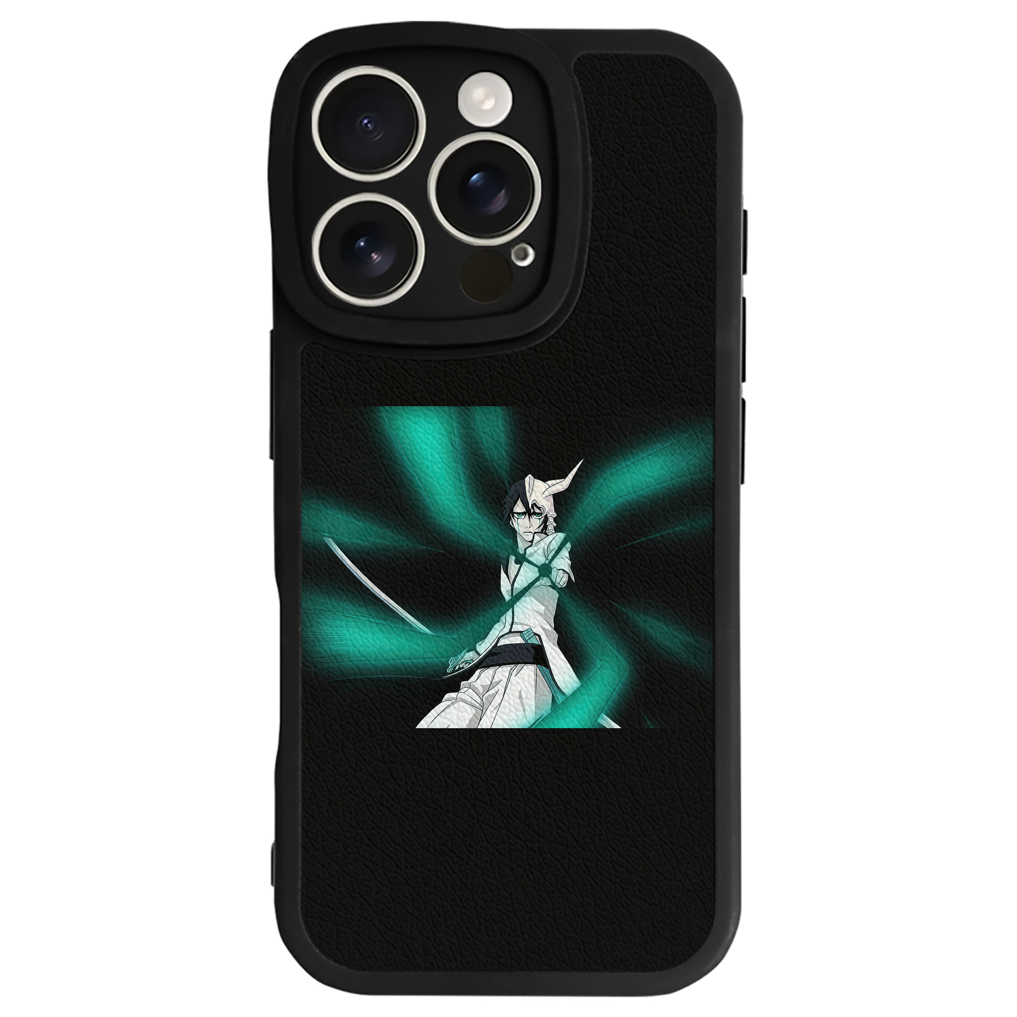 （画像用） ブリーチ ウルキオラ·シファー BLEACH Ulquiorra cifer 【iPhone 16シリーズ対応】シリコンスマホケース（レザー調） 材質：シリコン